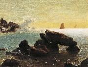 Albert Bierstadt, Farallon Islands, off San Francisco in the Pacific, Northern California
